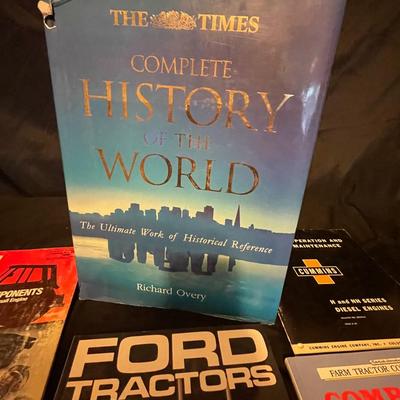 BOOKS ON FARM EQUIPMENT, MOTORCYCLES AND MORE