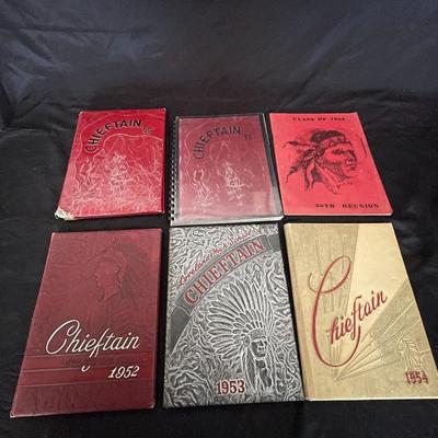 1950'S CHIEFTAIN YEAR BOOKS