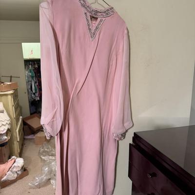 Vintage Ladies Coat and Nightgowns