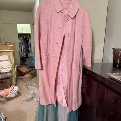 Vintage Ladies Coat and Nightgowns