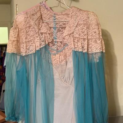 Vintage Ladies Coat and Nightgowns