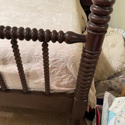 Antique Spindle Twin Bed
