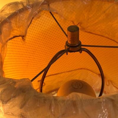 Pair of Cased Glass Vintage Bedside Lamps