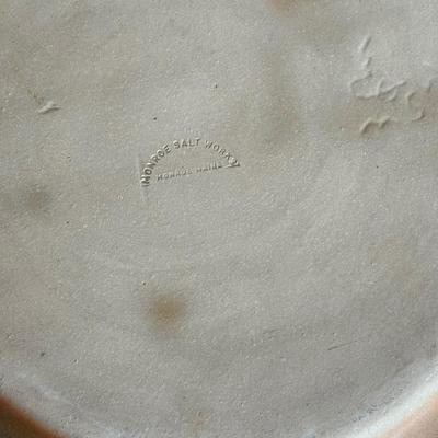 2 Christmas Monroe Salt Works Ceramic Plates (K-SF)