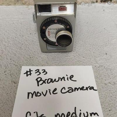 Sale Photo Thumbnail #318: Kodak Brownie Movie Camera. Fits a medium flat rate box