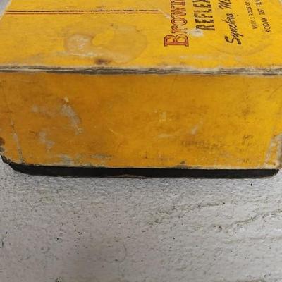 Sale Photo Thumbnail #336: Kodak Brownie Reflex Synchro in box. Fits medium flat rate box