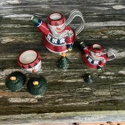 Snowman Tea Set and More (K-BC)