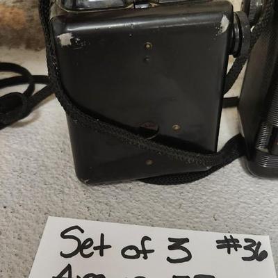 Sale Photo Thumbnail #356: Set of 3 Argus 75 models. One is argoflex. Fits medium flat rate box