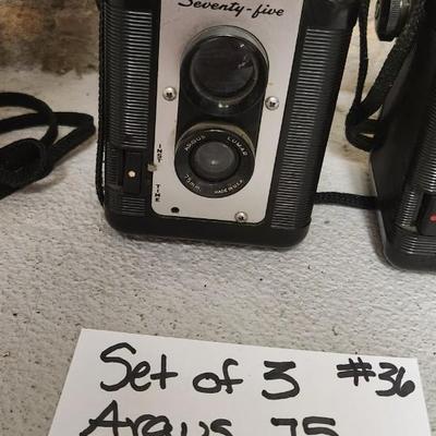 Sale Photo Thumbnail #354: Set of 3 Argus 75 models. One is argoflex. Fits medium flat rate box