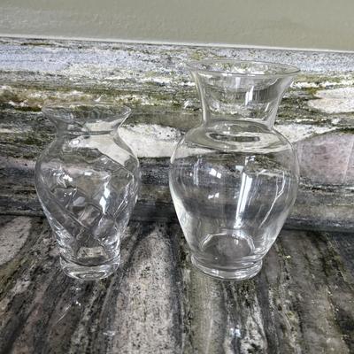 Collection of Glass Vases, Candlesticks & More (K-SF)