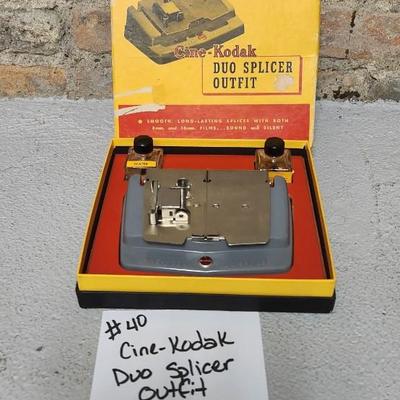 Sale Photo Thumbnail #388: Cine-Kodak Duo Splicer in box. Fits a medium flat rate box
