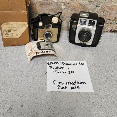 Sale Photo Thumbnail #407: Lot of 2 Brownies. Bullet has box and booklet. Twin 20. Fits a medium flat rate box