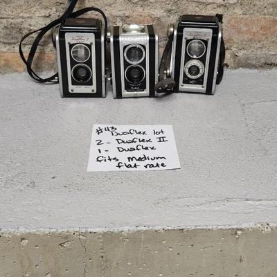 Sale Photo Thumbnail #420: A pair of Duaflex II and a Duaflex. Fits a medium flat rate box