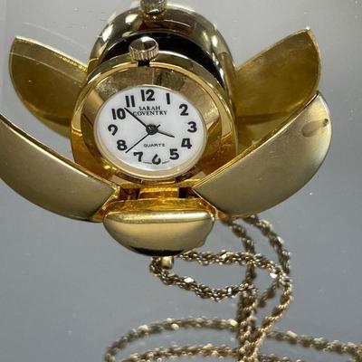 Sarah Cov. Ladybug pendant on 925 necklace