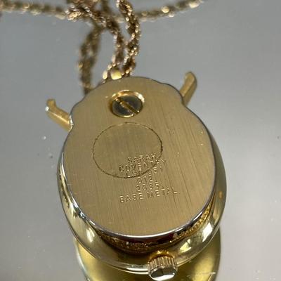 Sarah Cov. Ladybug pendant on 925 necklace