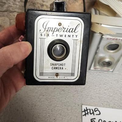 Sale Photo Thumbnail #451: Tower Skipper, Adventurer 620, Birdseye Flash, Imperial 620 and Spartus 620. Fits a medium flat rate box