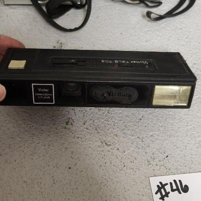 Sale Photo Thumbnail #461: Mixed lot of Instamatic type cameras. 8 total. Fits a medium flat rate box