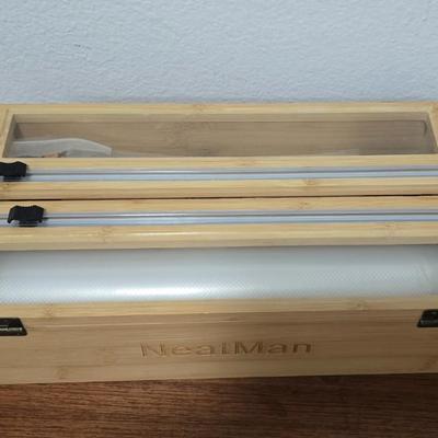 Lot 8: Wooden Storage Bag Holder