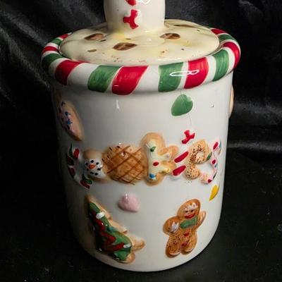 Festive Snowman Chef Cookie Jar – Ceramic Holiday Kitchen Decor