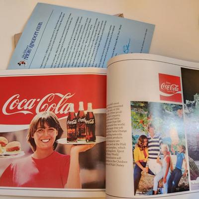 Sale Photo Thumbnail #463: This auction lot is for a Disney Epcot Center Introduction Brochure - 1982.  This brochure/booklet comes in original mailing envelope with letter from Disney's Magic Kingdom Club.  This brochure/booklet is full of color photos and drawings showing the the