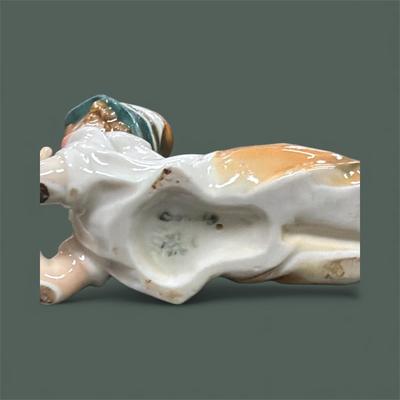 Sale Photo Thumbnail #146: Vintage Karl Ens Germany Bavarian Boy Playing Flute Figurine