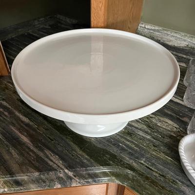 White Ceramic Serving Pieces (K-BC)