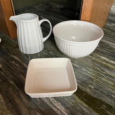 White Ceramic Serving Pieces (K-BC)