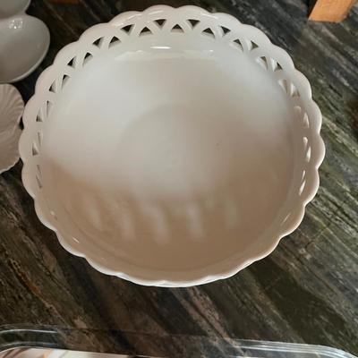White Ceramic Serving Pieces (K-BC)