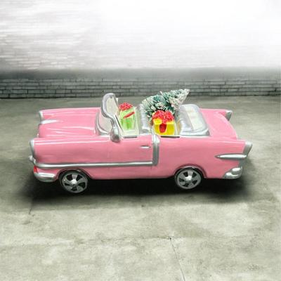 Sale Photo Thumbnail #210: Dept 56 Snow Village Christmas Cadillac  #54135  NO BOX  Approximately 4.5" long