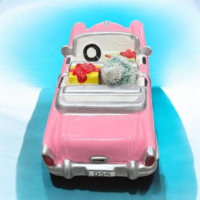 Sale Photo Thumbnail #207: Dept 56 Snow Village Christmas Cadillac  #54135  NO BOX  Approximately 4.5" long