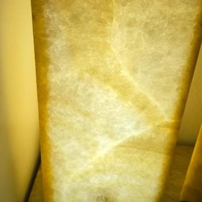 Lot 25: Stone Lamps - Both Lamps Work