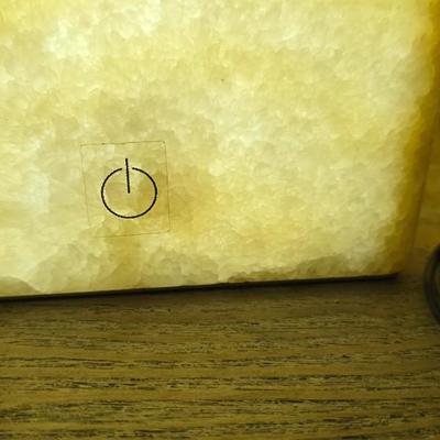 Lot 25: Stone Lamps - Both Lamps Work