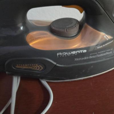Lot 28: Rowenta Iron & Compact Ironing Board