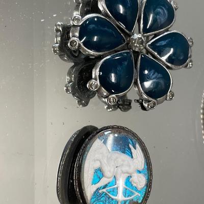 Silver earrings and more