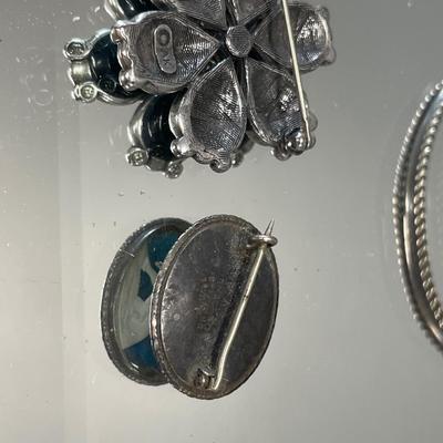 Silver earrings and more