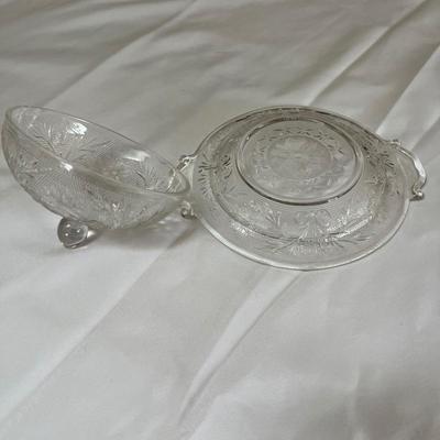 Glass and Metal Serving Pieces (K-BC)
