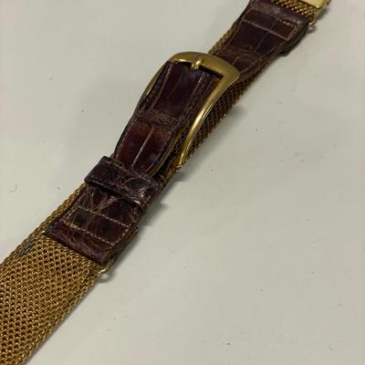Gold tone belt