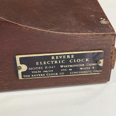 Revere Westminster mantle clock