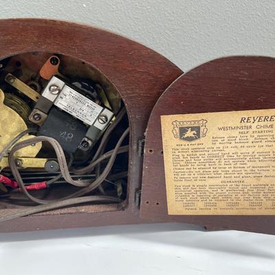 Revere Westminster mantle clock