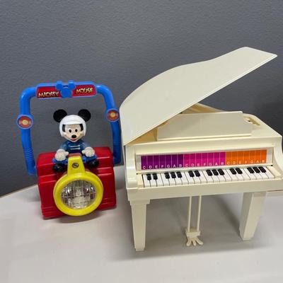 Barbie piano and Mickey lantern