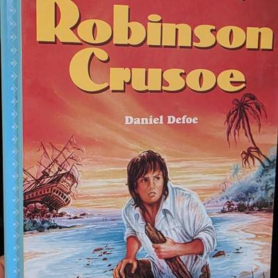 Treasury of Illustrated Classics Robinson Crusoe by Daniel Defoe - New Condition Hardcover