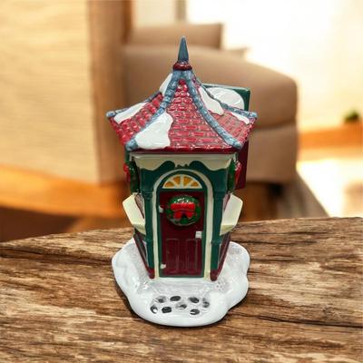 Sale Photo Thumbnail #239: Dept 56 Snow Village Information Booth  NO BOX  Approximately 5" Tall