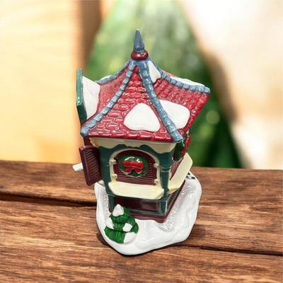 Sale Photo Thumbnail #238: Dept 56 Snow Village Information Booth  NO BOX  Approximately 5" Tall