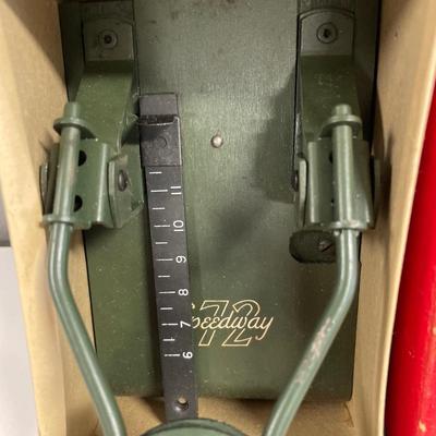 Vintage speedway paper punch and staple cartridge