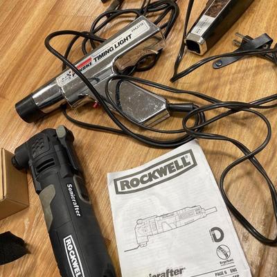 Rockwell Sonicrafter & Sunbeam dryer with Penske timing light