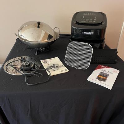 Farberware Electric Wok and NuWave Air Fryer (K-BC)