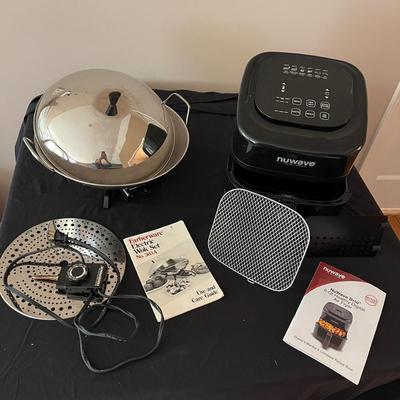 Farberware Electric Wok and NuWave Air Fryer (K-BC)
