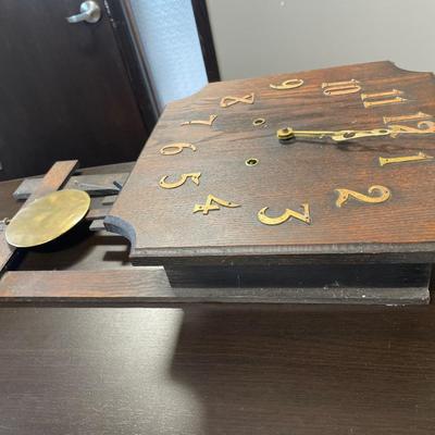 Mission wood chime clock