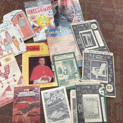 Vintage patterns and magazines