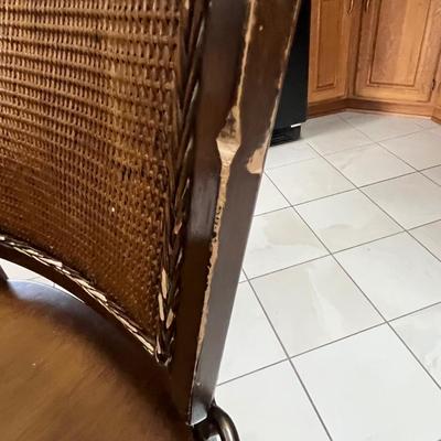 Three Swivel Barstools in Wood and Metal (K-BC)